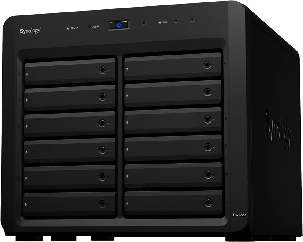 "Buy Online  Synology 12 Bay Disk Expansion DX1222 (Diskless) Networking"
