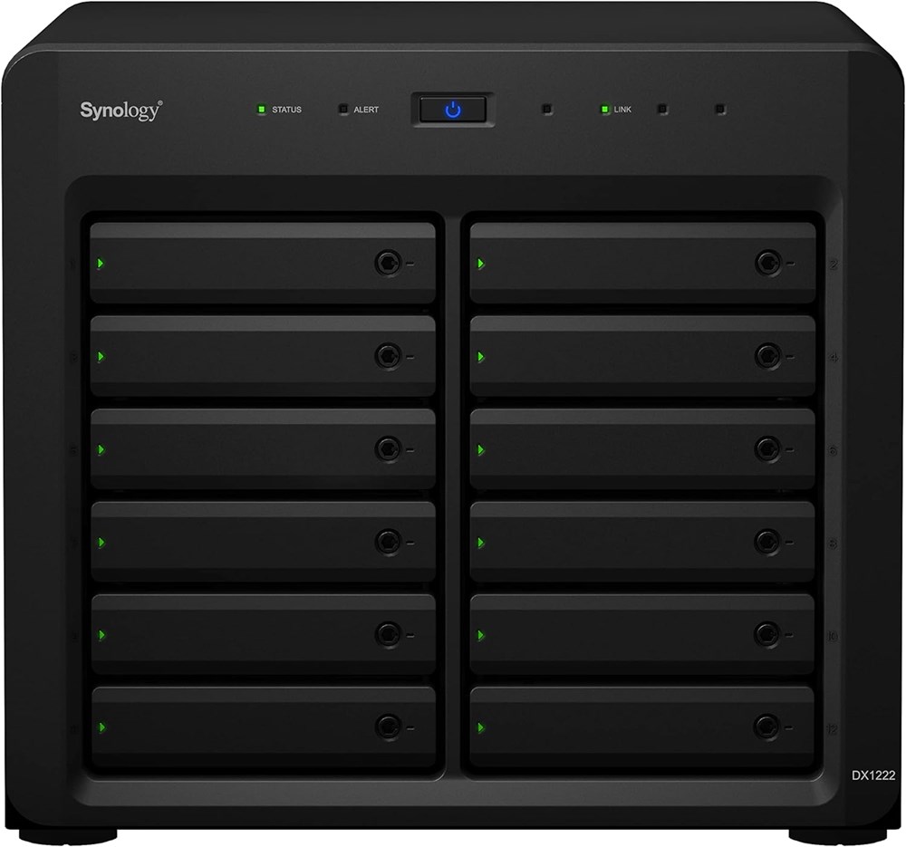 "Buy Online  Synology 12 Bay Disk Expansion DX1222 (Diskless) Networking"