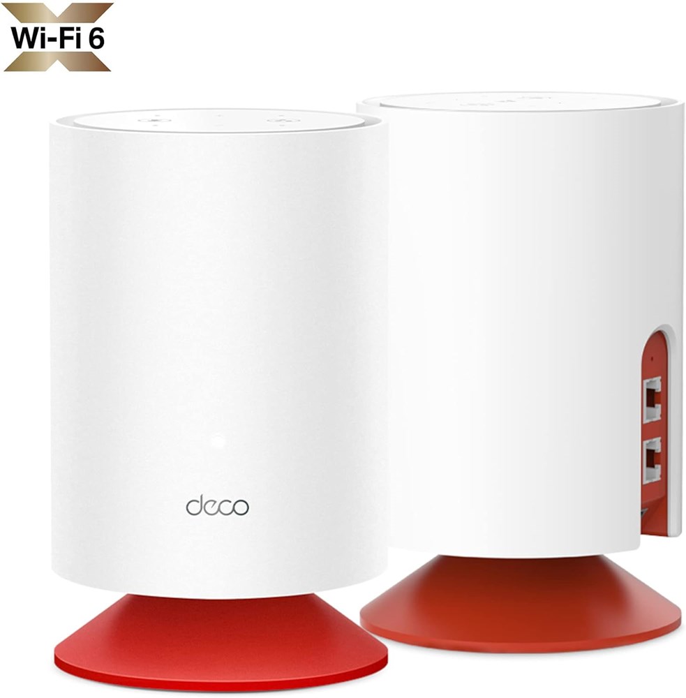 "Buy Online  TP-Link Deco Voice X20 AX1800 Mesh Wi-Fi (2-Pack) Networking"