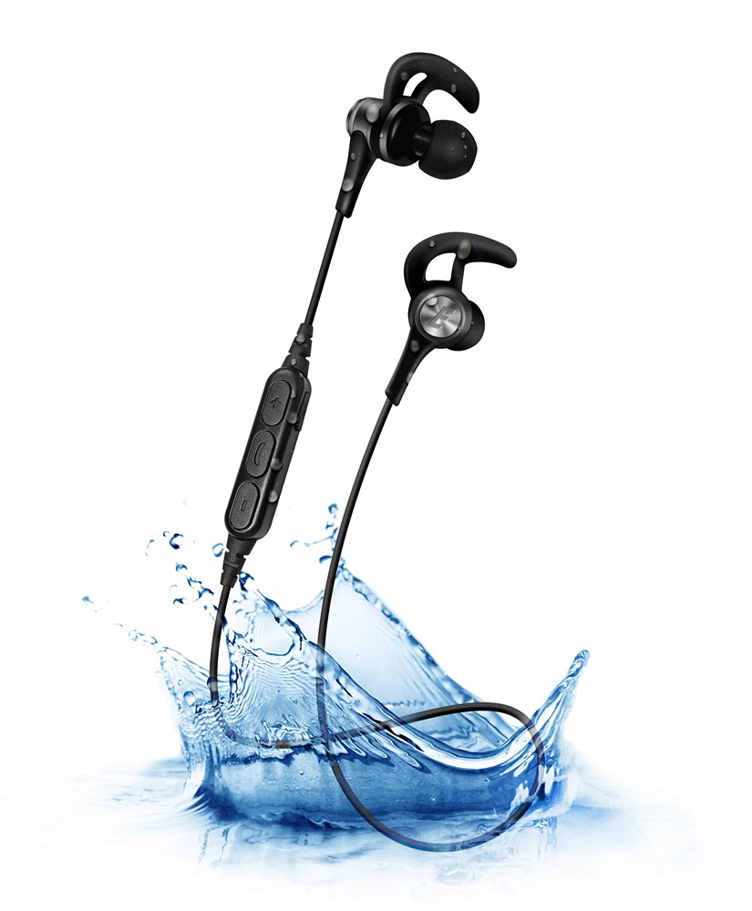 "Buy Online  Energizer Sport Bluetooth Earphones|IP65 Waterproof|Secure Fit|5.0 Black Bluetooth Headsets & Earbuds"