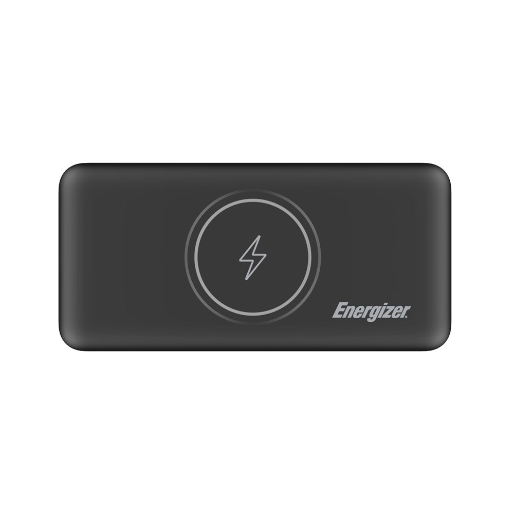 "Buy Online  Energizer 10000 mAh Wireless Power Bank | Qi Certified | 18W Type-C Power Delivery | 10W Wireless Charging Black Mobile Accessories"