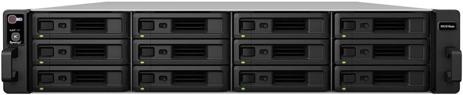 "Buy Online  Synology High-Availability 12-Bay Rack Mount Expansion Unit (RX1216sas) Networking"