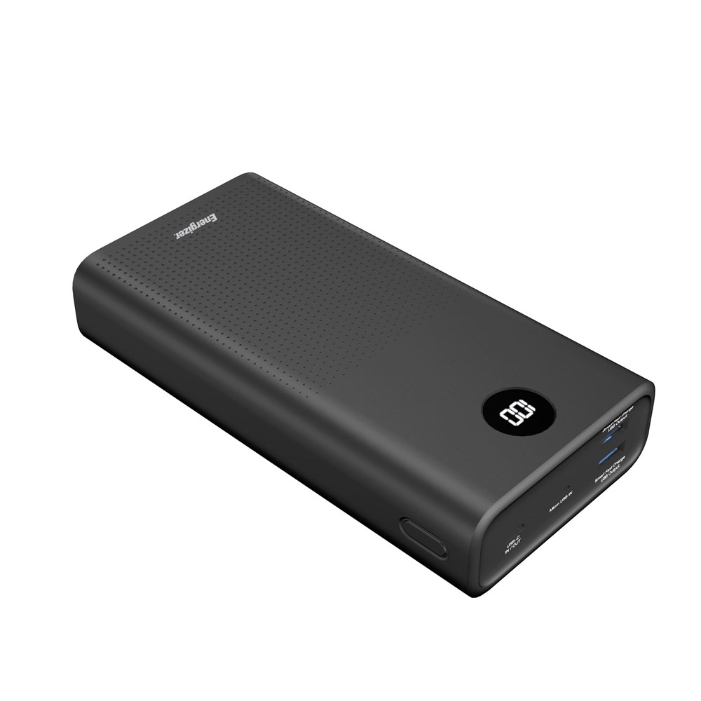 "Buy Online  Energizer Ultimate 30000 mAH Fast Charging Power Bank | Triple Outputs - Type-C Power Delivery Output for iPhones and 22.5W Smart USB-A QualComm Output | LCD Indicator | Black Mobile Accessories"