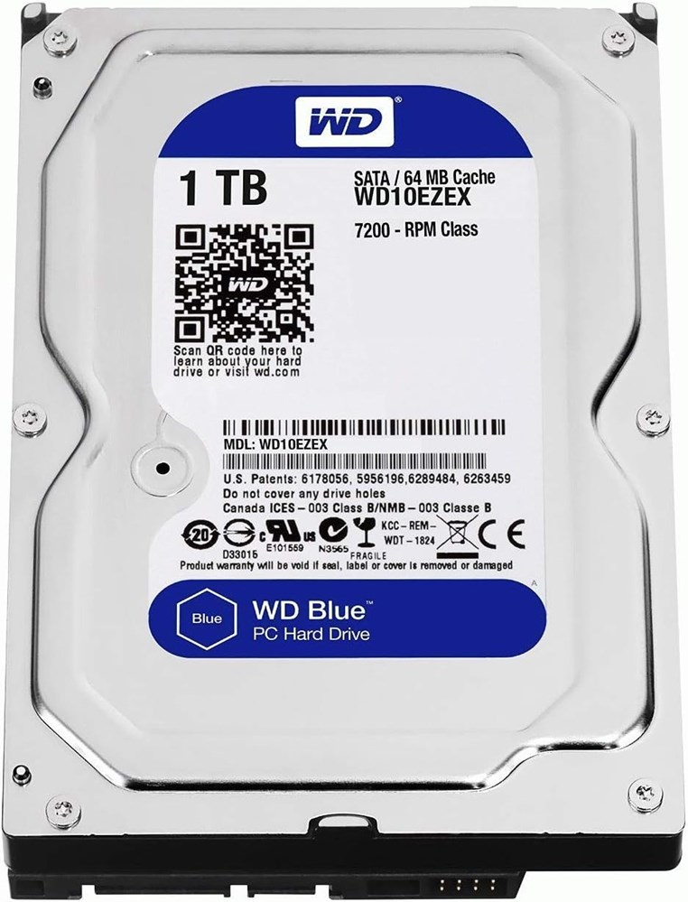"Buy Online  Western Digital HDD WD10EZEX 1TB SATA 6Gb/s Desktop 7200rpm 64MB Cache Bare Drive (WD10EZEX) Peripherals"