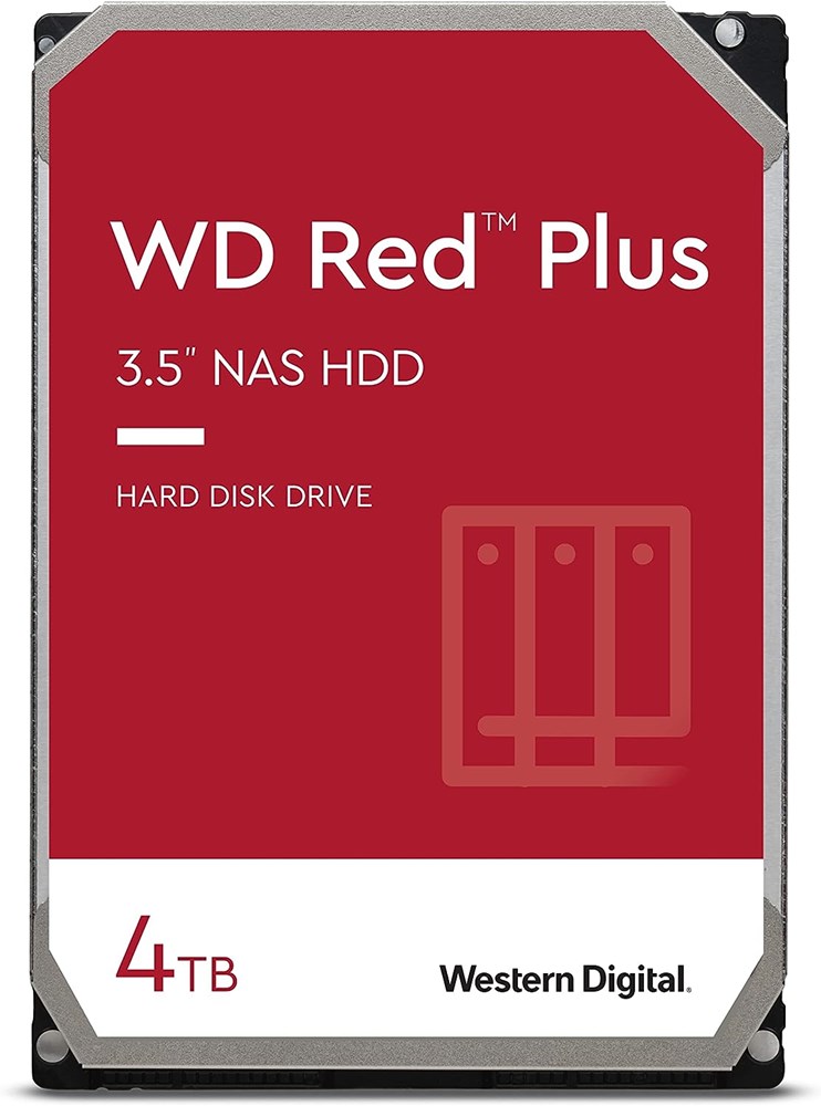 "Buy Online  Western Digital WD Red Plus WD40EFPX 4TB Peripherals"