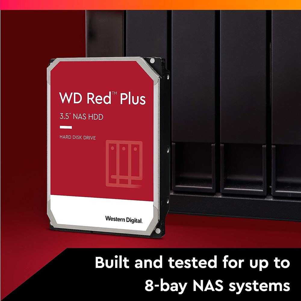 "Buy Online  Western Digital WD Red Plus WD40EFPX 4TB Peripherals"