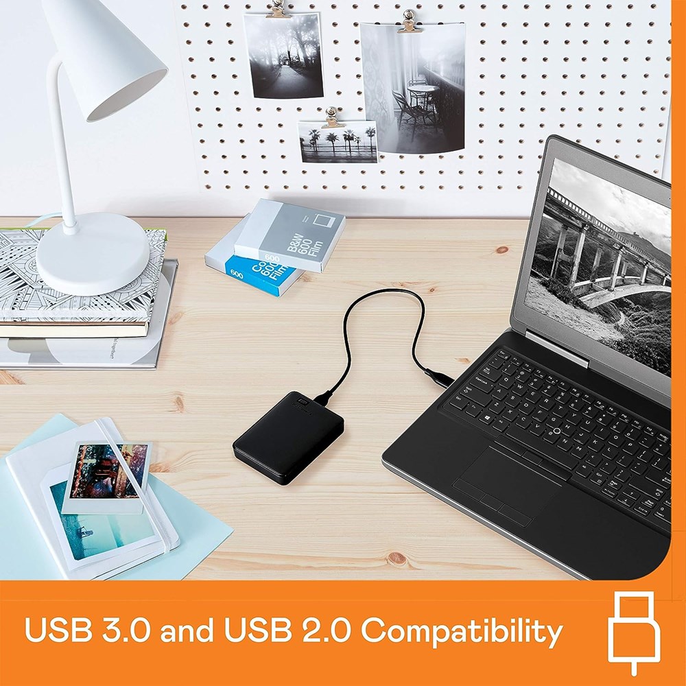 "Buy Online  Western Digital WD 5TB WD Elements Portable External Hard Drive| USB 3.0 - WDBU6Y0050BBK-WESN Peripherals"