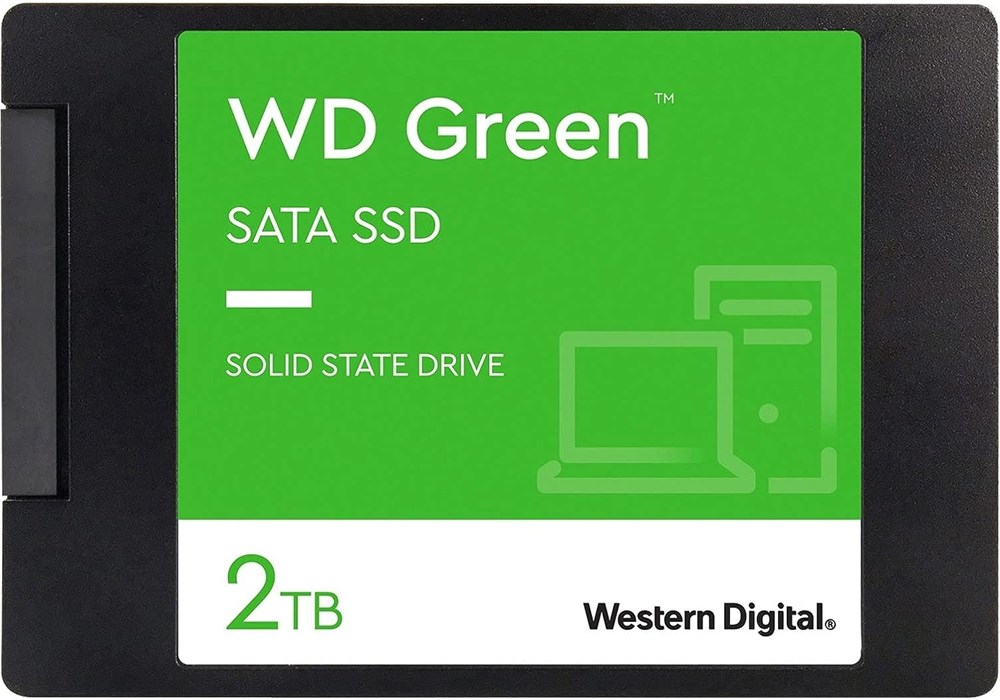 "Buy Online  Western Digital 2TB WD Green Internal PC SSD Solid State Drive - SATA III 6 Gb/s| 2.5 Inches/7mm| Up to 550 MB/s - WDS200T2G0A Peripherals"