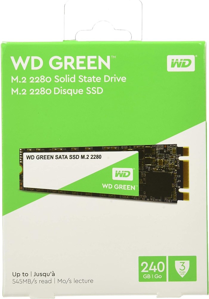 "Buy Online  Western Digital WD Green 240 GB Internal SSD M.2 SATA| Green-Performance Peripherals"