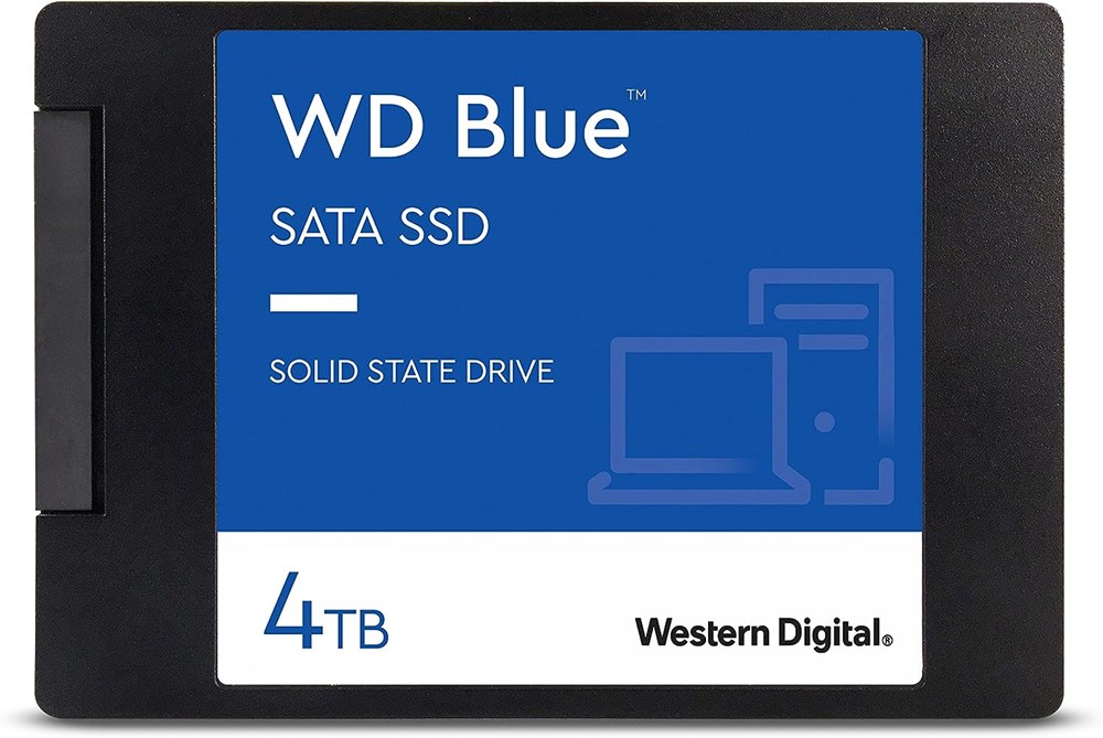"Buy Online  Western Digital 4TB WD Blue 3D NAND Internal PC SSD - SATA III 6 Gb/s| 2.5 /7mm| Up to 560 MB/s - WDS400T2B0A Peripherals"