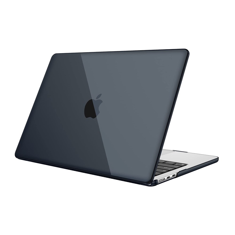 "Buy Online  O Ozone Crystal Clear Case Compatible With MacBook Air 13.6 inch 2022| Hard Protective Plastic Hard Shell Case Cover - Black Accessories"