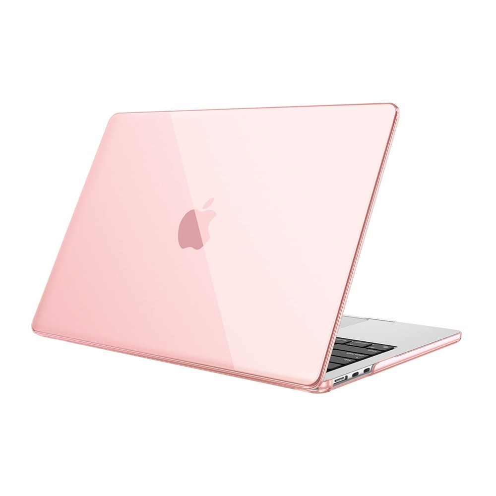"Buy Online  O Ozone Crystal Clear Case Compatible With MacBook Air 13.6 inch 2022 Release A2681 M2 Chip | Hard Protective Plastic Hard Shell Case Cover - Pink Accessories"