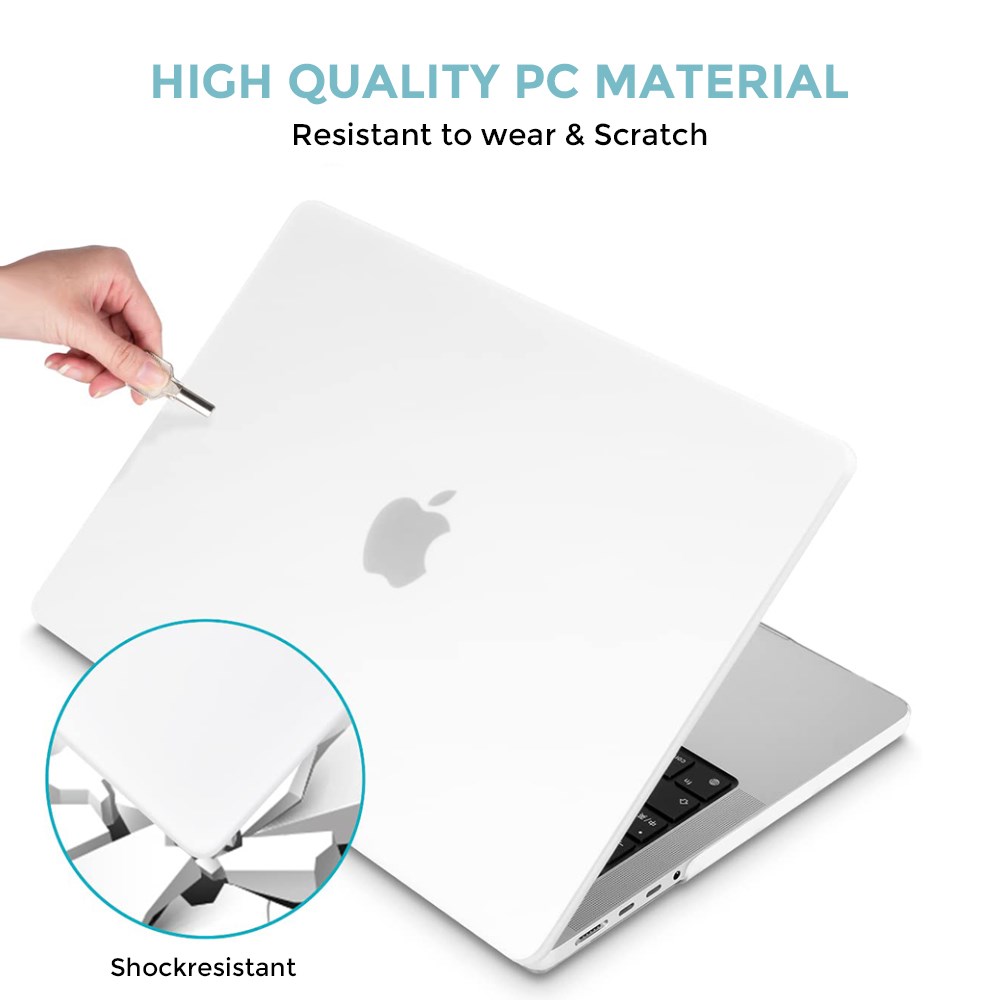 "Buy Online  O Ozone Matte Case Compatible for MacBook Pro 14 inch Case A2442 Hard Shell Cover for 2021 MacBook Pro 14.2 with Touch ID -White Accessories"