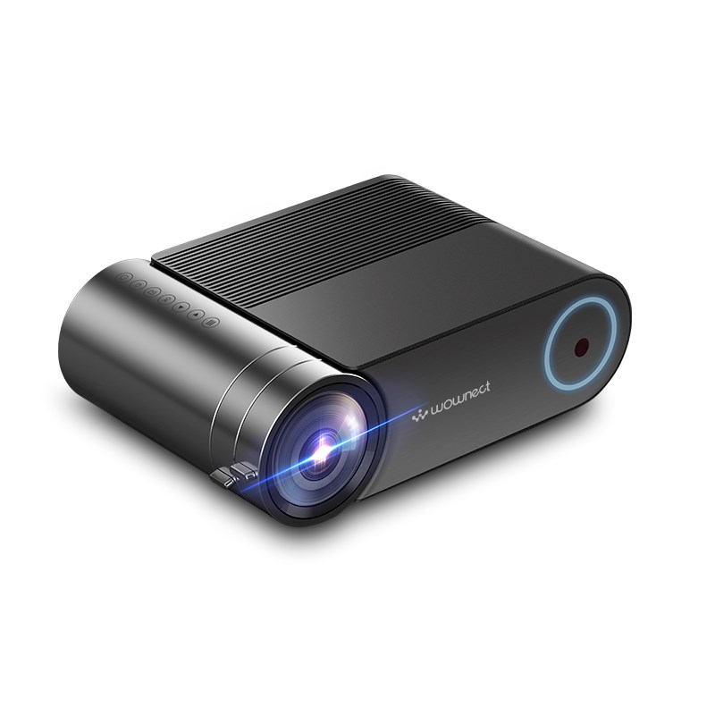 "Buy Online  Wownect Wireless Projector [1800 Lumens/ 150-Inch Screen] Television and Video"