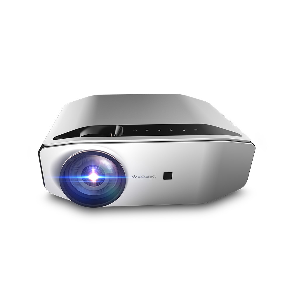 "Buy Online  Wownect Wireless WiFi Projector [2500 Lumens/ 200-Inch Screen] Television and Video"