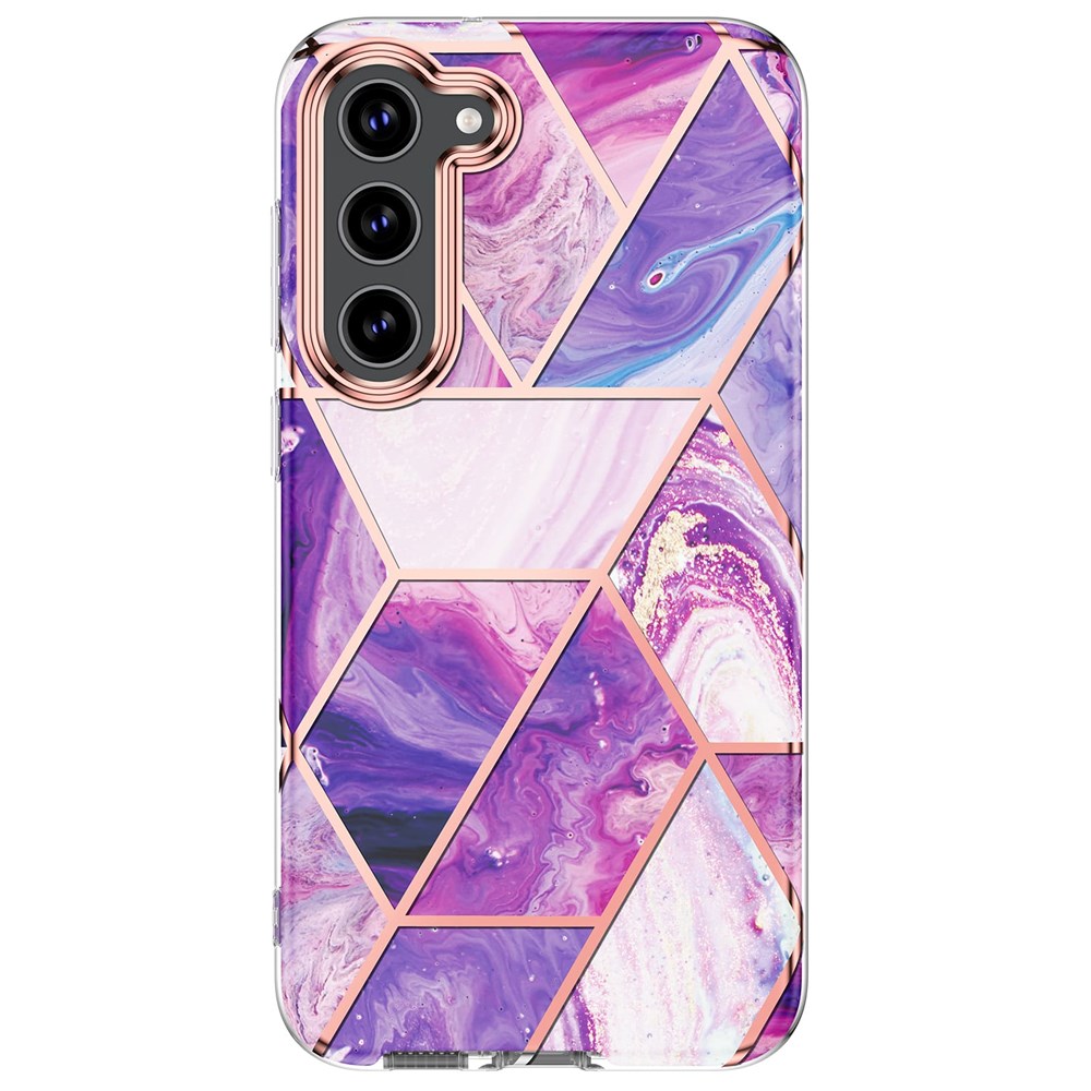 "Buy Online  O Ozone Case for Samsung Galaxy S23 Plus Case| Full-Body Smooth Gloss Finish Marble Shockproof Bumper Stylish Cover for Women -Purple Mobile Accessories"