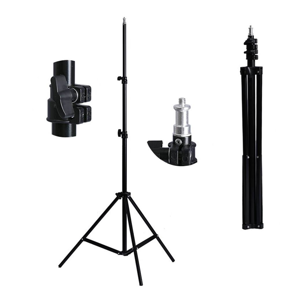 "Buy Online  O Ozone Professional Photo Photography Studio 200cm Height Studio Light Stand Tripod for Reflectors| Softboxes| Lights| Umbrellas| Backgrounds|4Inch Thread Mount Camera Accessories"