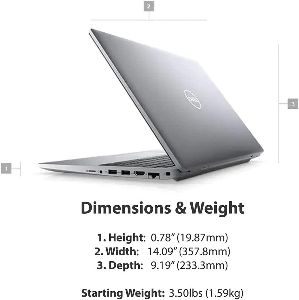 "Buy Online  Dell Latitude 5520 15.6 Inch Notebook| Intel Core i7-1165G7| 8GB RAM| 256GB SSD| Full HD 1920 x 1080| Windows 10 Pro Laptops"