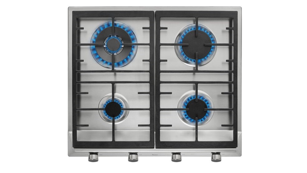 "Buy Online  TEKA Gas Stainless Steel Hob with frontal control EX 60.1 4G AI AL DR CI BTN Home Appliances"