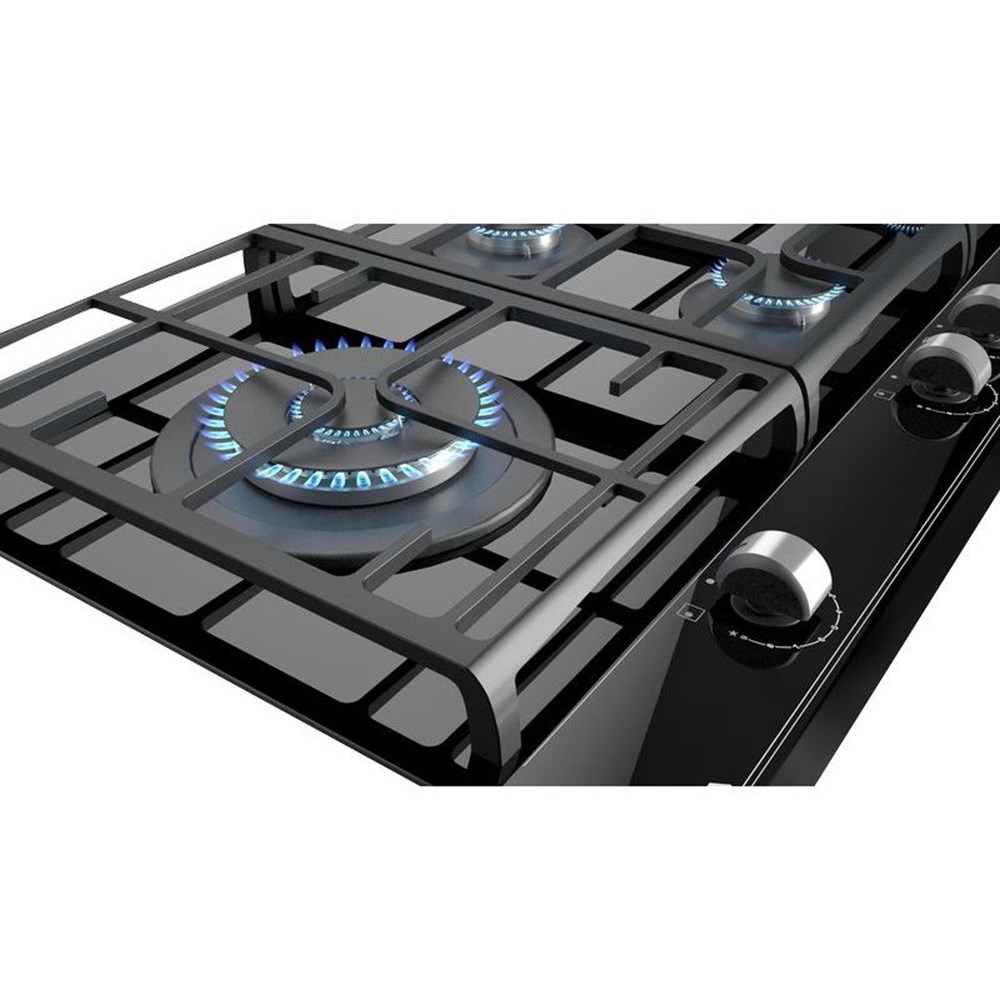 "Buy Online  TEKA GZC 95320 Gas on Glass Hob with ExactFlame function in 90 cm of butane gas Built In"