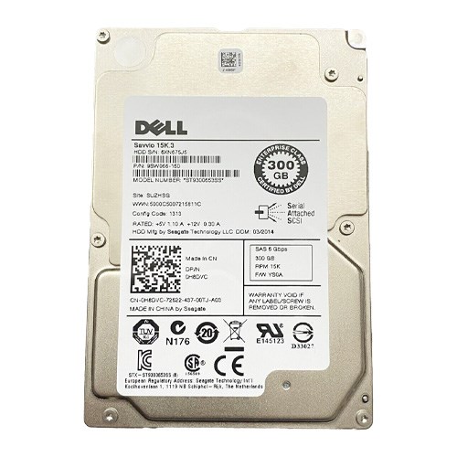 "Buy Online  DELL HDD 300GB 15K 6G SAS 06WC9D Peripherals"