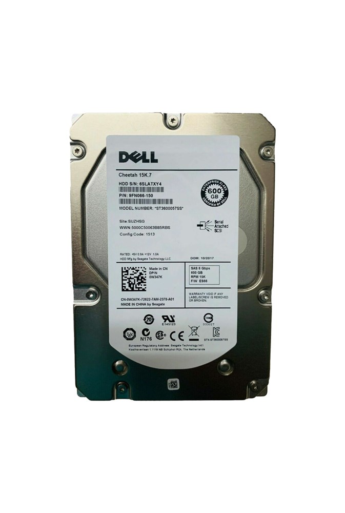"Buy  DELL HDD 600GB 15K 6G SAS 0W347K Peripherals  Online"