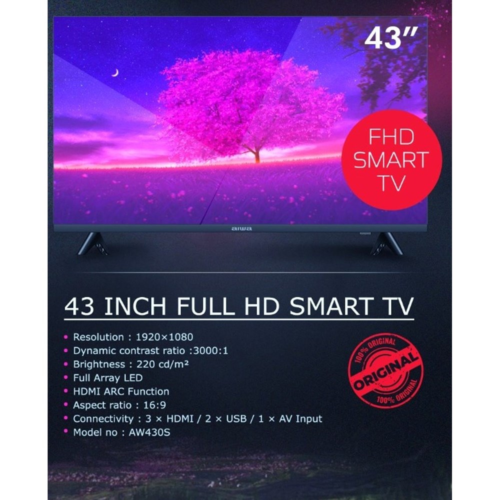 "Buy Online  AIWA 43 INCH TV Home Appliances"