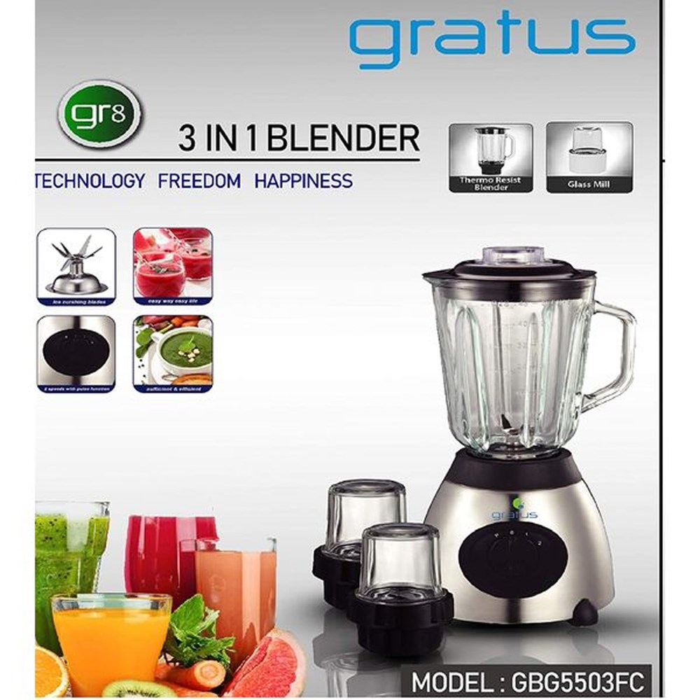 "Buy Online  Gratus Blender GBG5503FC Home Appliances"