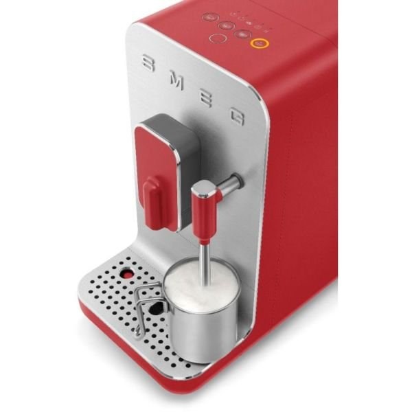 "Buy Online  Smeg Coffee Machine with Milk Frother BCC02RDMUK Home Appliances"