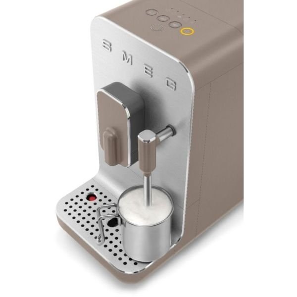 "Buy Online  Smeg Coffee Machine with Milk Frother BCC02TPMUK Home Appliances"