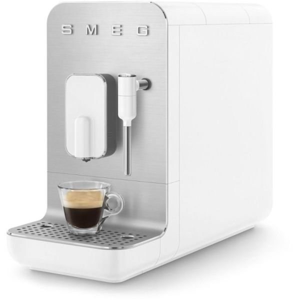 "Buy Online  Smeg Coffee Machine with Milk Frother BCC02WHMUK Home Appliances"
