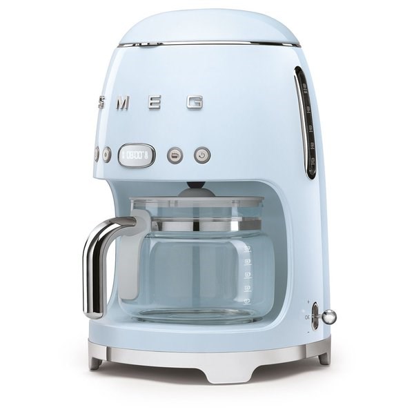 "Buy Online  Smeg Drip Filter Coffee Maker Pastel Blue DCF02PBUK Home Appliances"