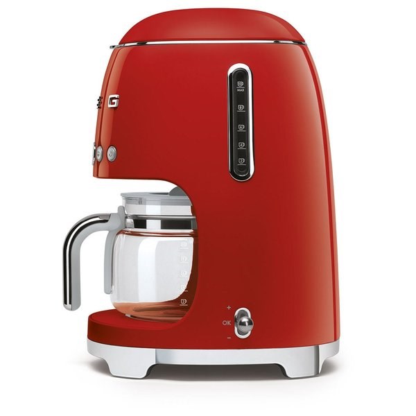 "Buy Online  Smeg Drip Filter Coffee Maker Red DCF02RDUK Home Appliances"