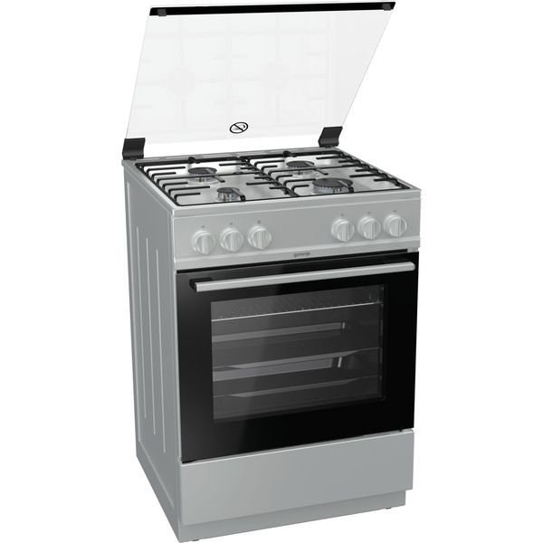 "Buy Online  Gorenje Free Standing Stainless Steel Gas Cooker GI6121XH Home Appliances"