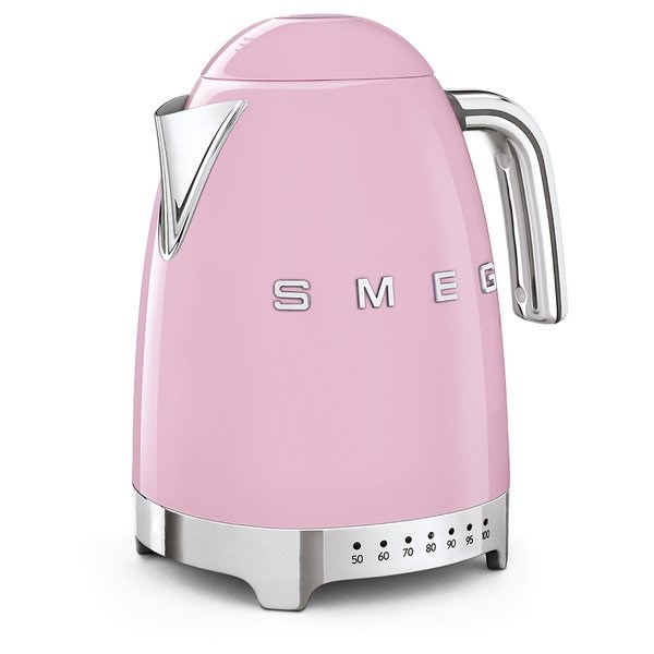 "Buy Online  Smeg Kettle 1.7 Litres Variable Temperature Pink KLF04PKUK Home Appliances"