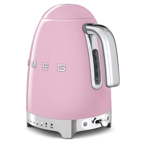 "Buy Online  Smeg Kettle 1.7 Litres Variable Temperature Pink KLF04PKUK Home Appliances"