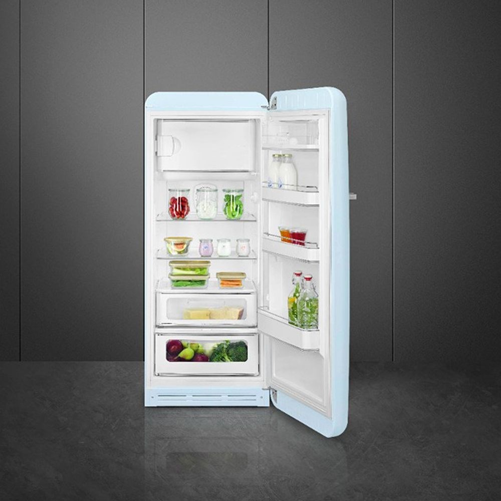 "Buy Online  Smeg FAB28RPB5GA Single Door Refrigerator 281L Pastel Blue Home Appliances"