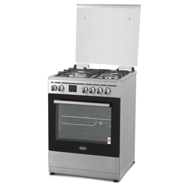 "Buy Online  Terim Combination 4 Gas Burners Cooker TERGE66ST Home Appliances"
