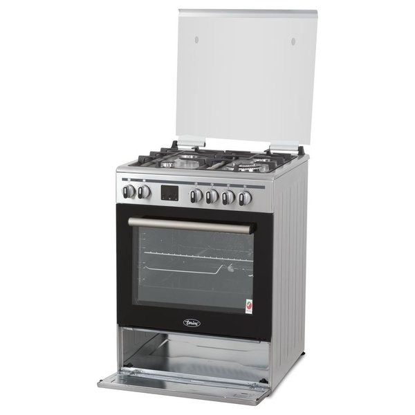 "Buy Online  Terim Combination 4 Gas Burners Cooker TERGE66ST Home Appliances"