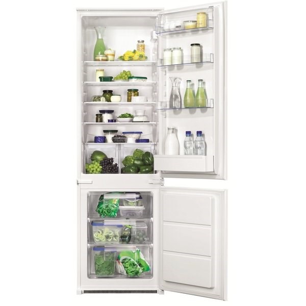 "Buy Online  Zanussi Built In Bottom Freezer 271 Litres ZBB28450SA Home Appliances"