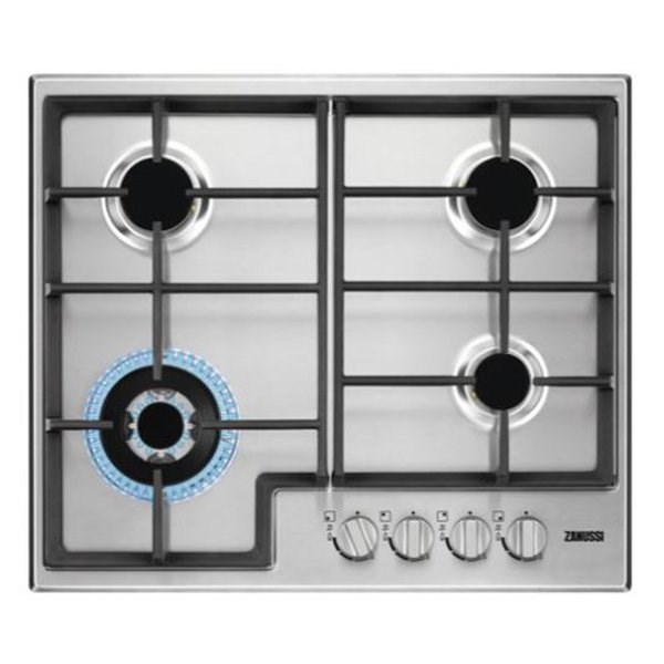 "Buy Online  Zanussi Built In 4 Gas Burners ZGH66424XS Home Appliances"