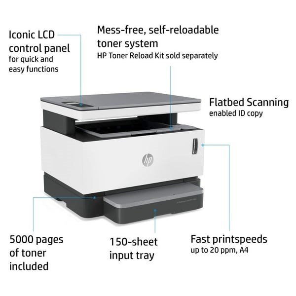 "Buy Online  HP Neverstop Laser MFP 1200a Printer Printers"