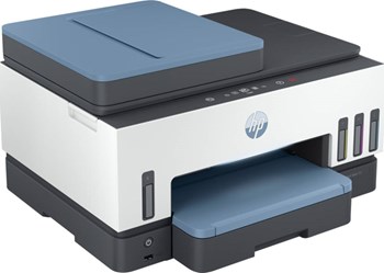 HP Smart Tank 795 All-in-One Printer Wireless  Print  Scan  Copy  Fax  Auto Duplex Printing  Auto Document Feeder  Print up to 18000 black or 8000 color pages  White/Blue  [28B96A]