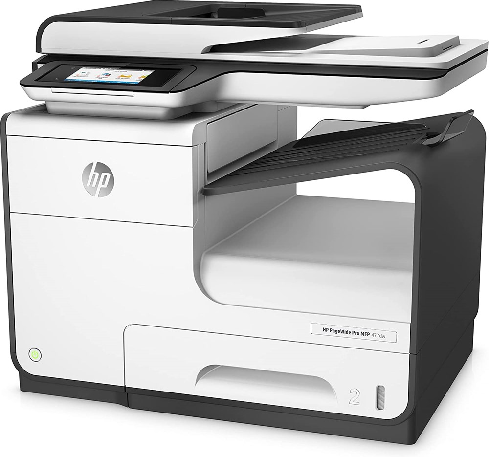 "Buy Online  HP Page Wide Pro 477dw Colour Wireless Multifunction Printer Printers"