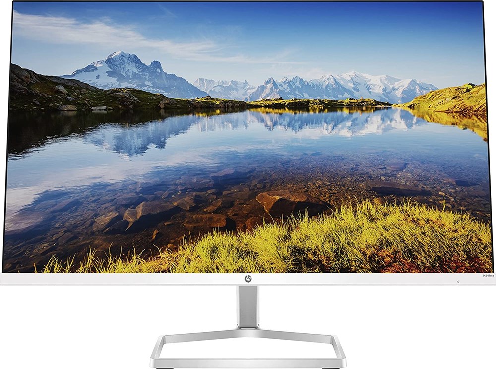 "Buy Online  HP M24fwa 23.8 inches FHD IPS LED Backlit Monitor with Audio White Color Display"