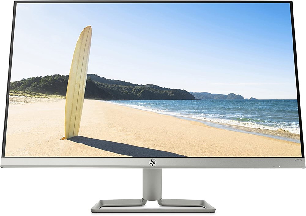 "Buy Online  HP Monitor 27fw I 27-inch Full HD Display IPS I VGA I HDMI with AMD FreeSync - White (3KS64AA) Display"