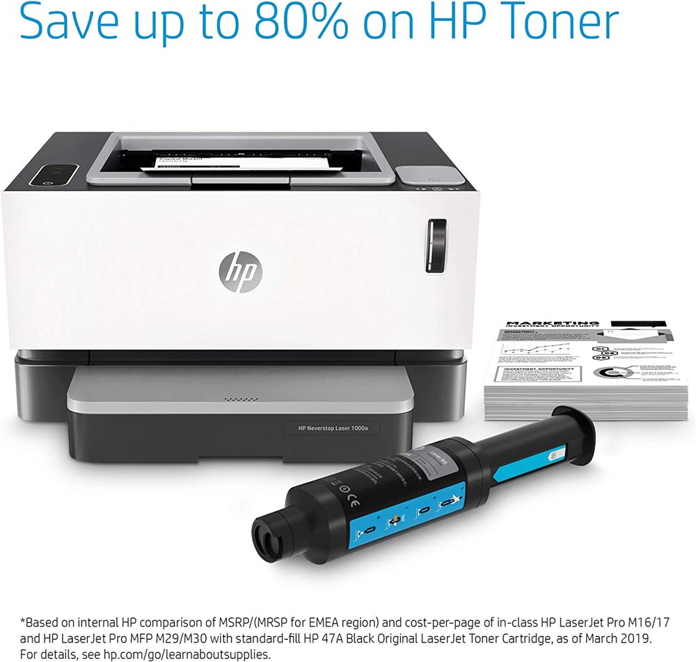 "Buy Online  HP Neverstop Laser 1000a Printer- 4RY22A Printers"