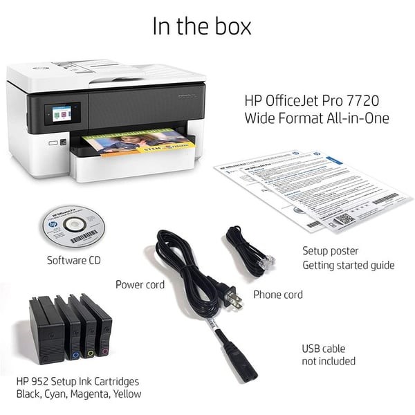"Buy Online  HP Officejet Pro 7720 4in1 Inkjet Printer Printers"