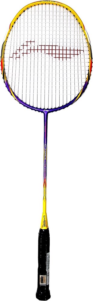 "Buy Online  Li-Ning G-Force Lite 3300I Badminton Racquet (Strung) I S2 Grip Size I (Purple/Yellow) Sporting Goods"