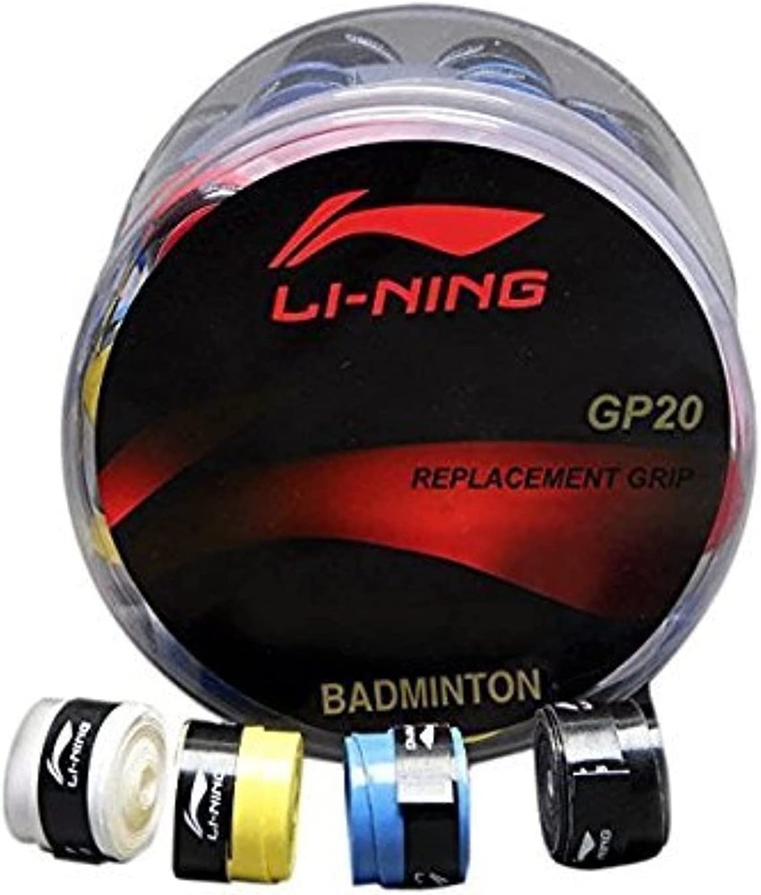 "Buy Online  Li-Ning Badminton Replacement Grip GP20 (Pack of 4 Grips) Sporting Goods"